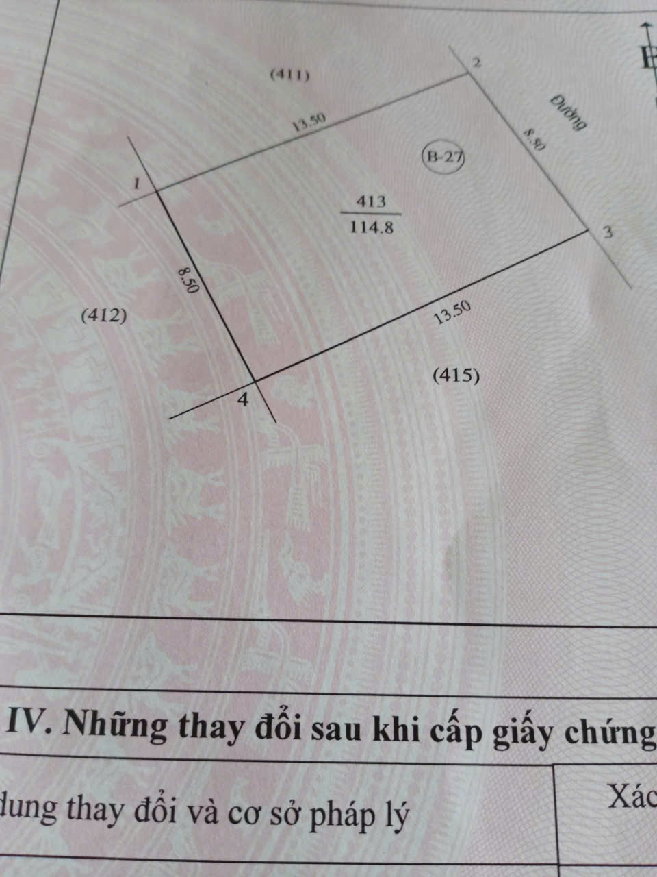 Bán 114.8 m2 đất hướng Đông Bắc, Hưng đông, Vinh ,Nghệ An.