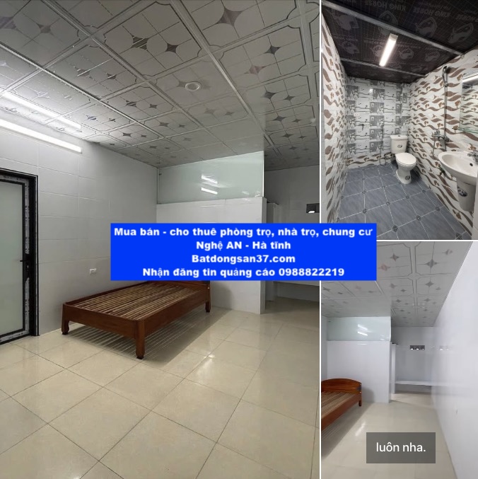 Phòng trọ 0847480476 Thạch quý, Tp hà tĩnh, Hà tĩnh