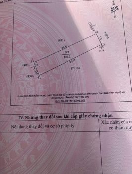 Bán 140.9m2 đất hướng Đông Bắc, Nghi phú,Vinh, Nghệ An