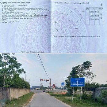 Bán 160m2 hướng Tây nam, Nghi Lộc, Vinh, Nghệ An