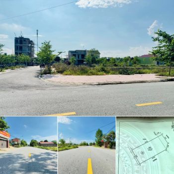 Bán 218.9m2 đất hướng Đông Bắc (góc) Mặt đường Lê Quý Đôn, Nghi Đức, Vinh, Nghệ An