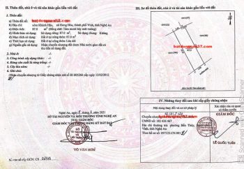 Bán 87m2 đất Hướng Đông Nam, Hưng Hoà, Vinh, Nghệ An